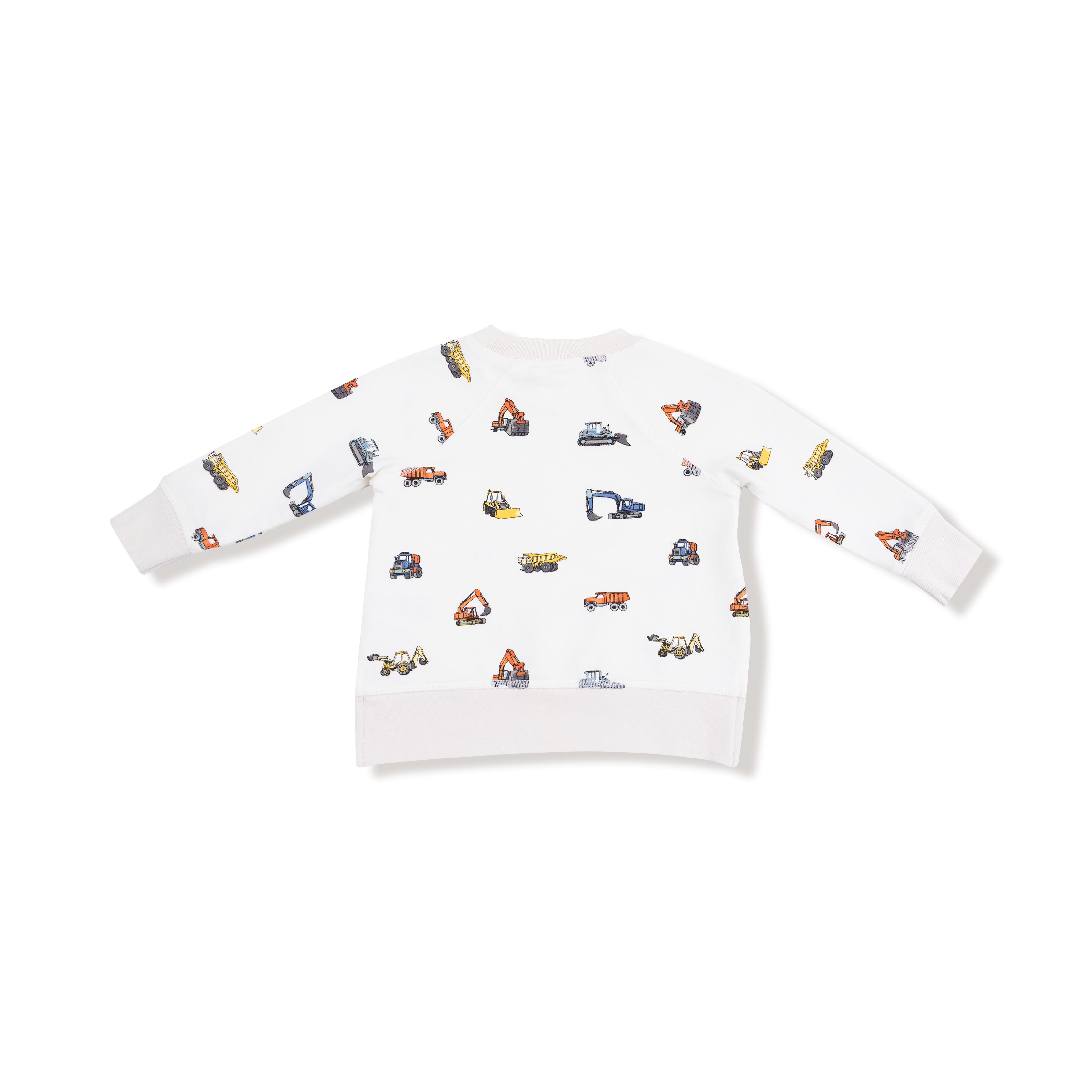 Raglan Sweatshirt/Jogger - Construction Vehicles