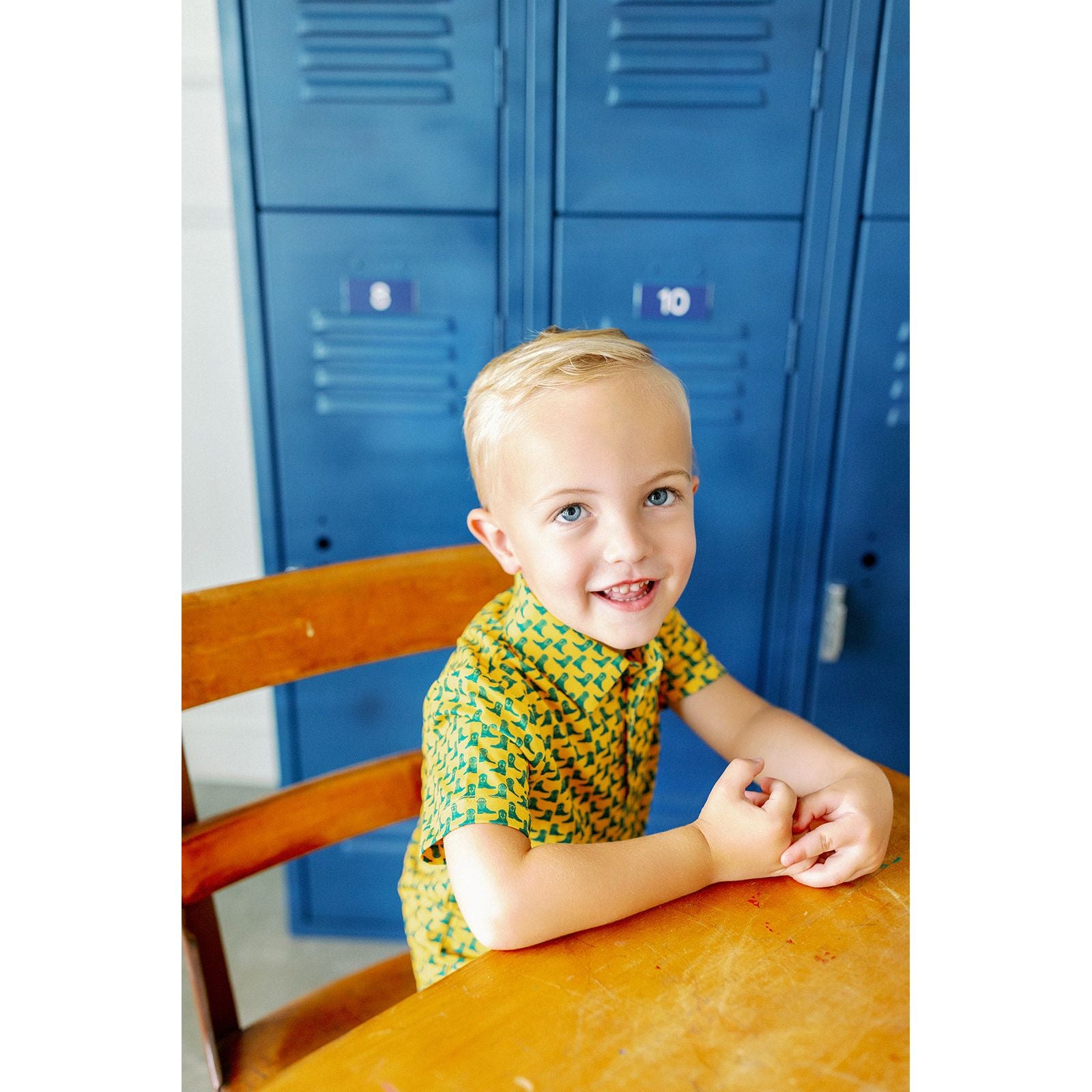 Polo Shirt - Boots Yellow and Green