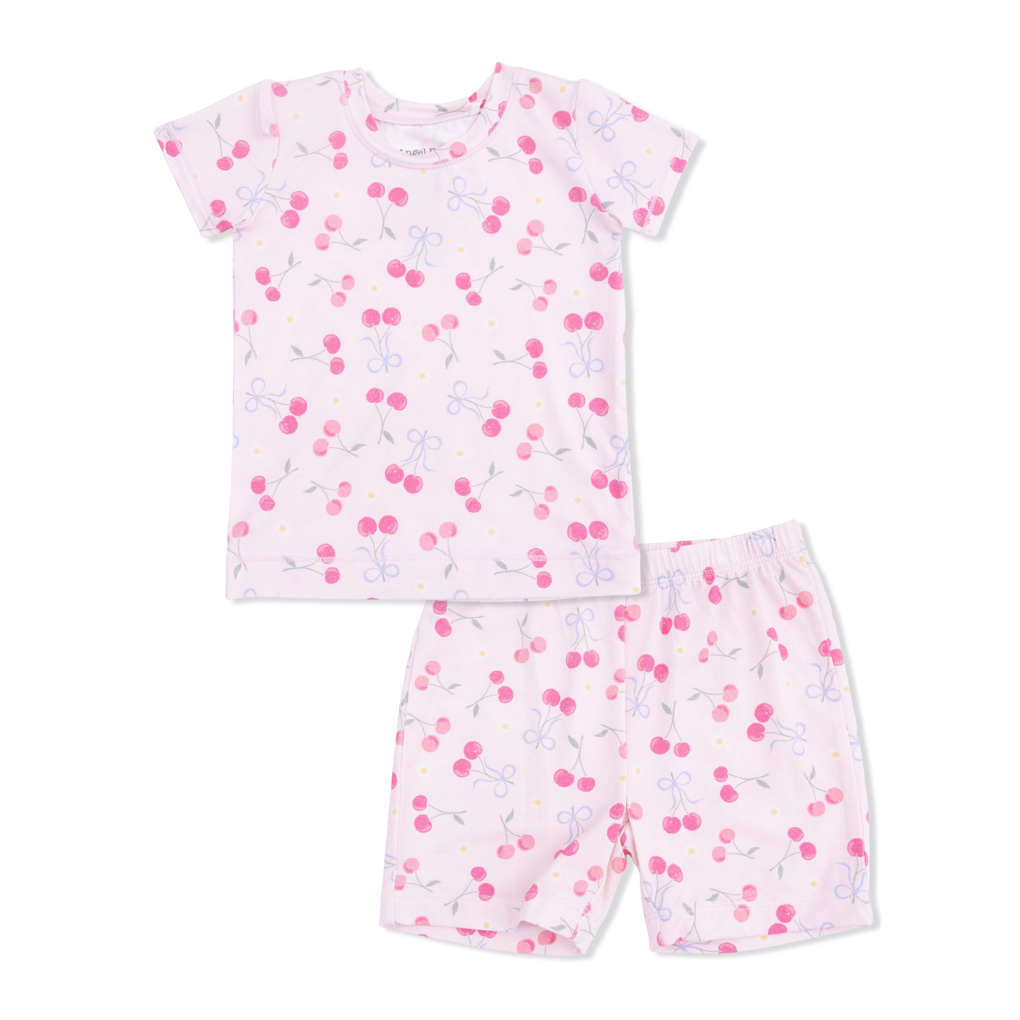 Loungewear Short Set - Sweet Bow Cherries
