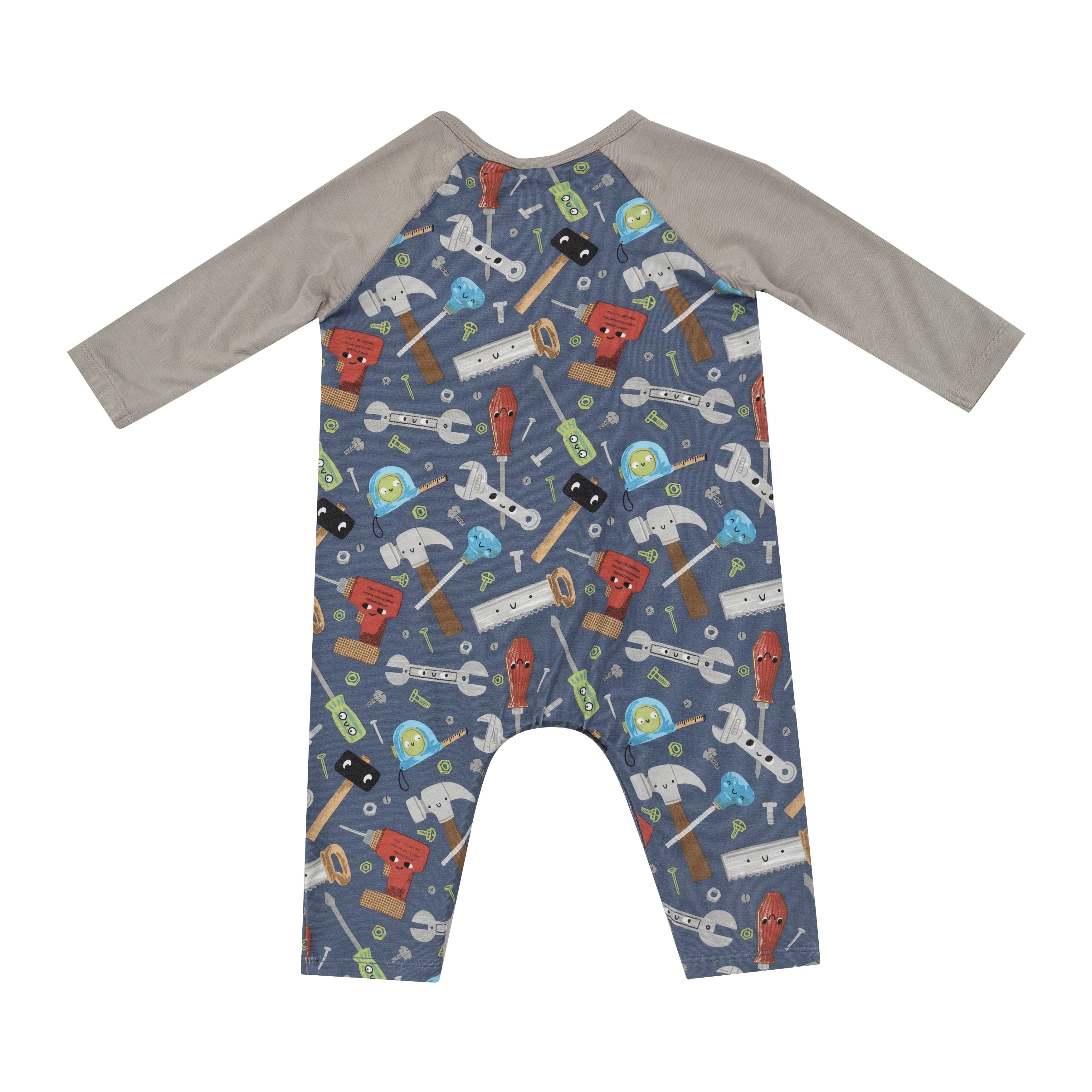 Raglan Romper - Happy Toolbox