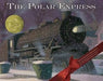 Book cover of 'The Polar Express' with a steam train and snowy scene.