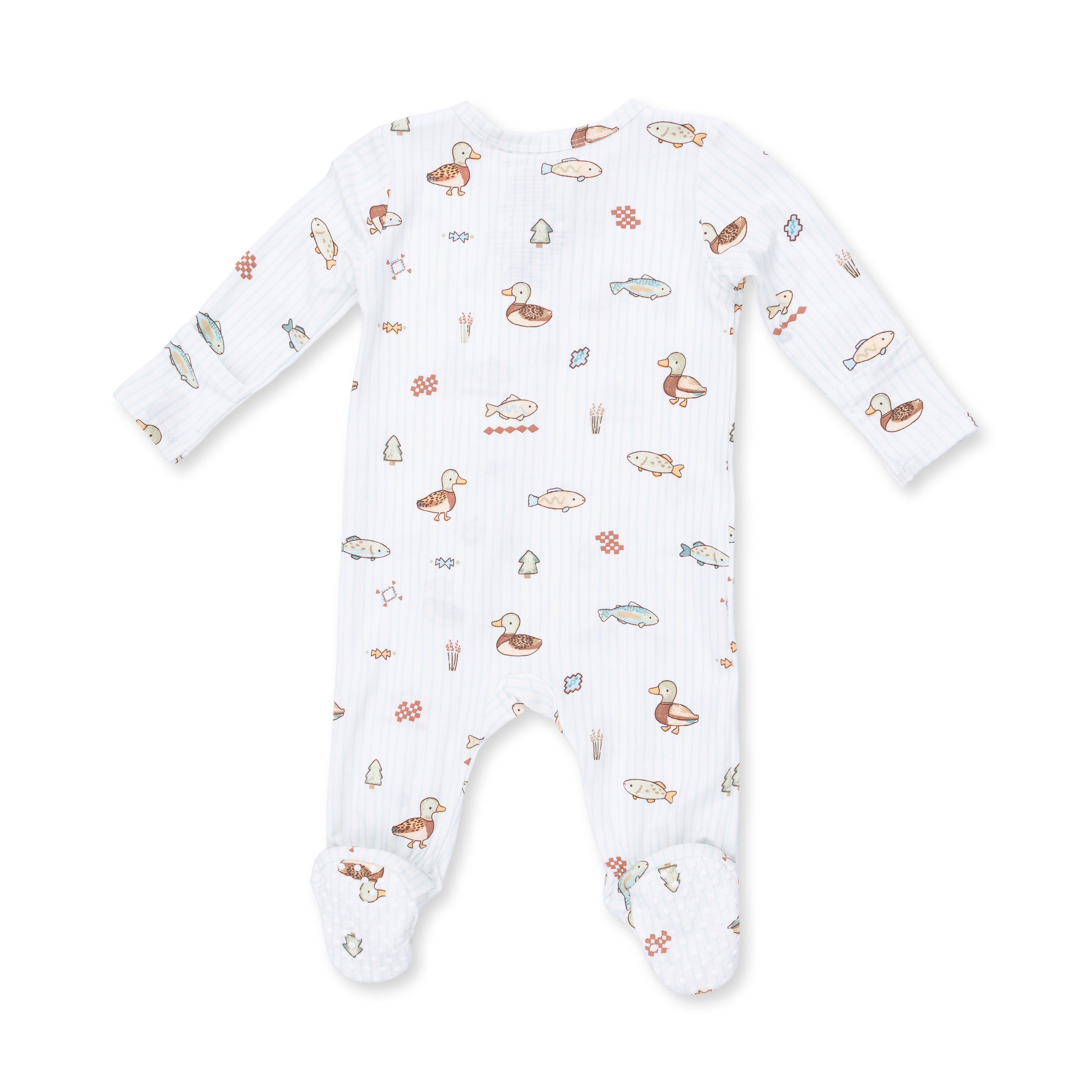 Zippered Footie - Lake Cuties