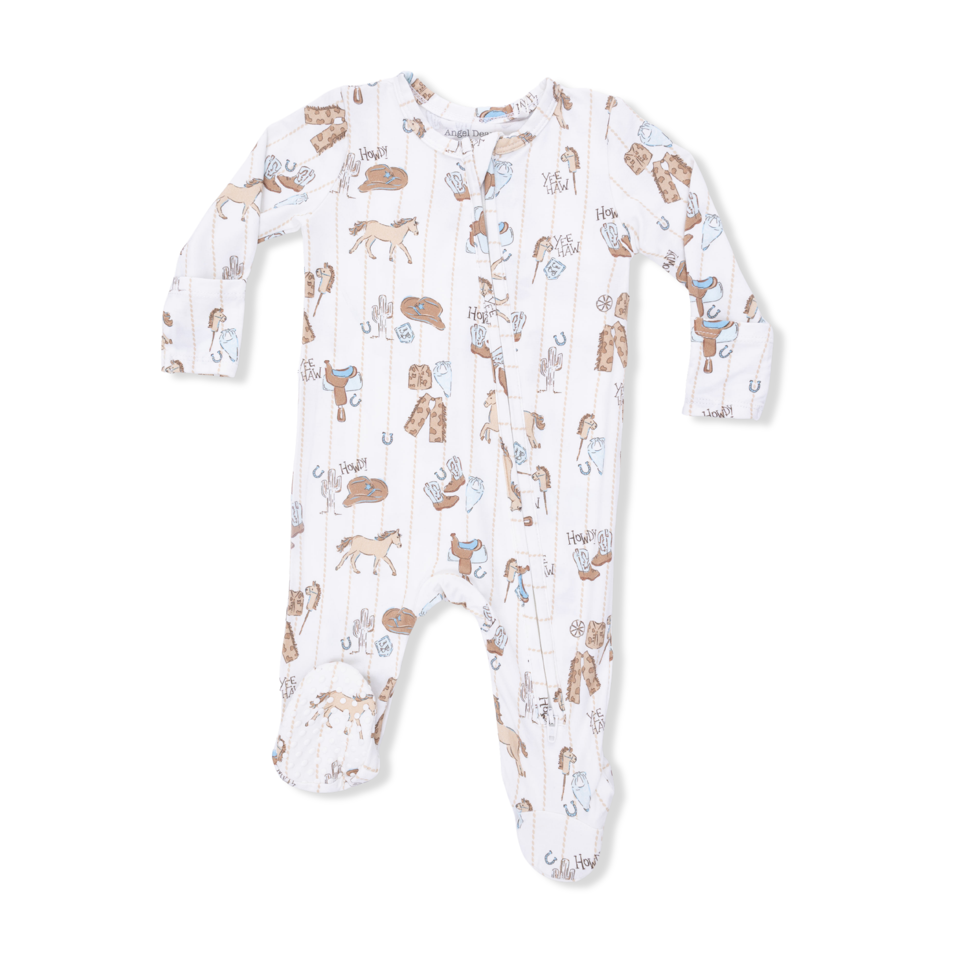 Zippered Footie - Cowboy Nursery