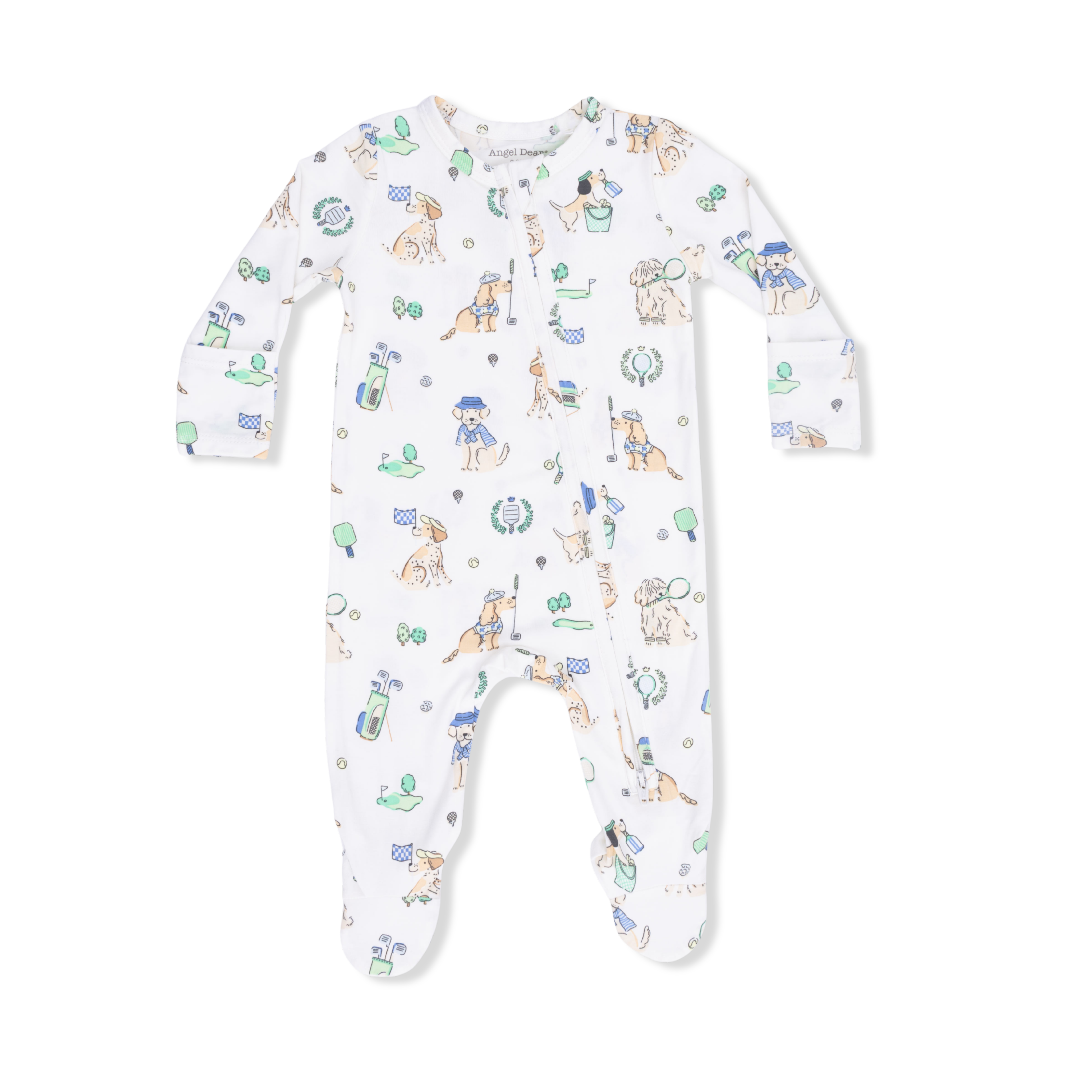 Zippered Footie - Country Club Dogs