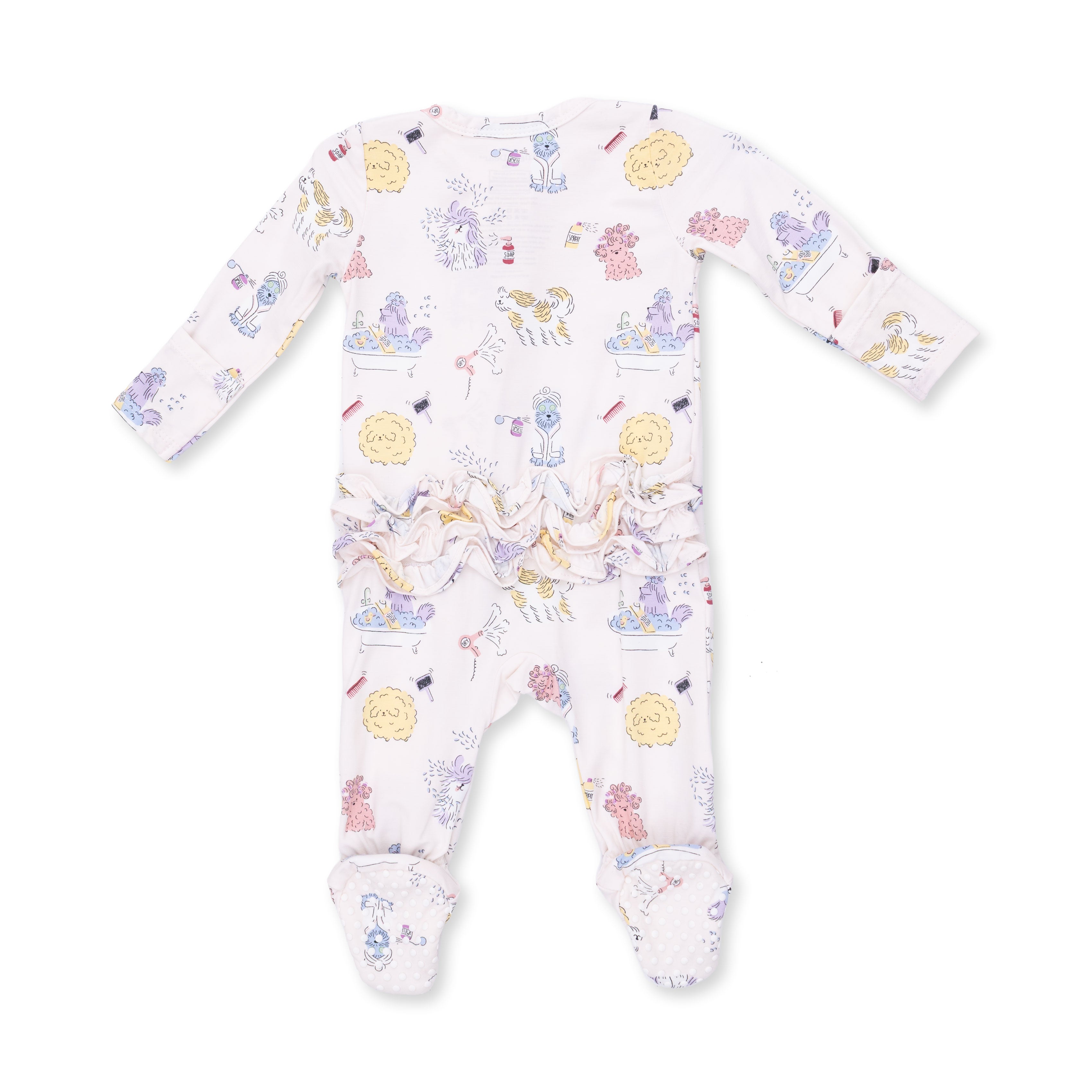 Ruffled Zippered Footie - Spa Dogs