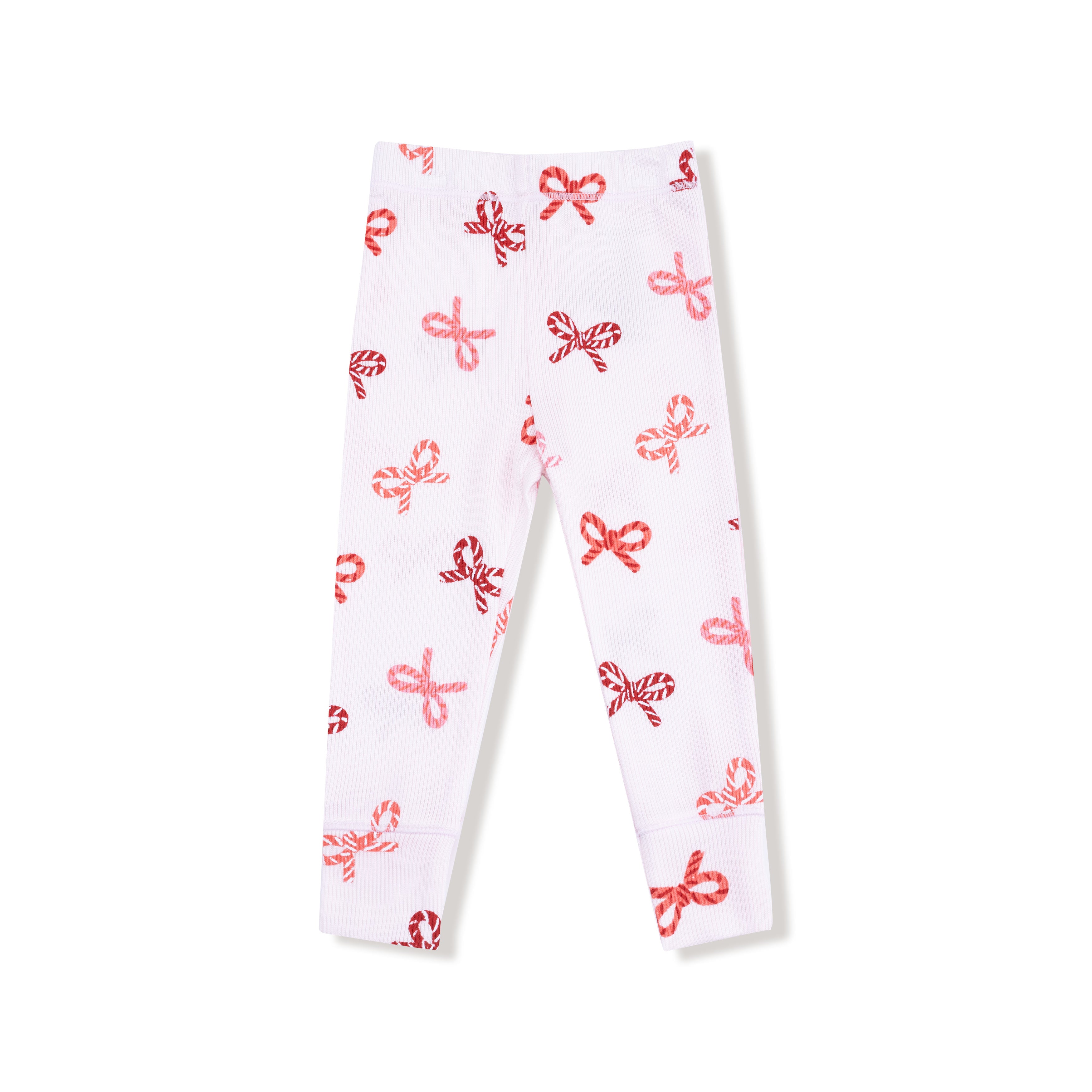 Loungewear Set - Candy Cane Bows
