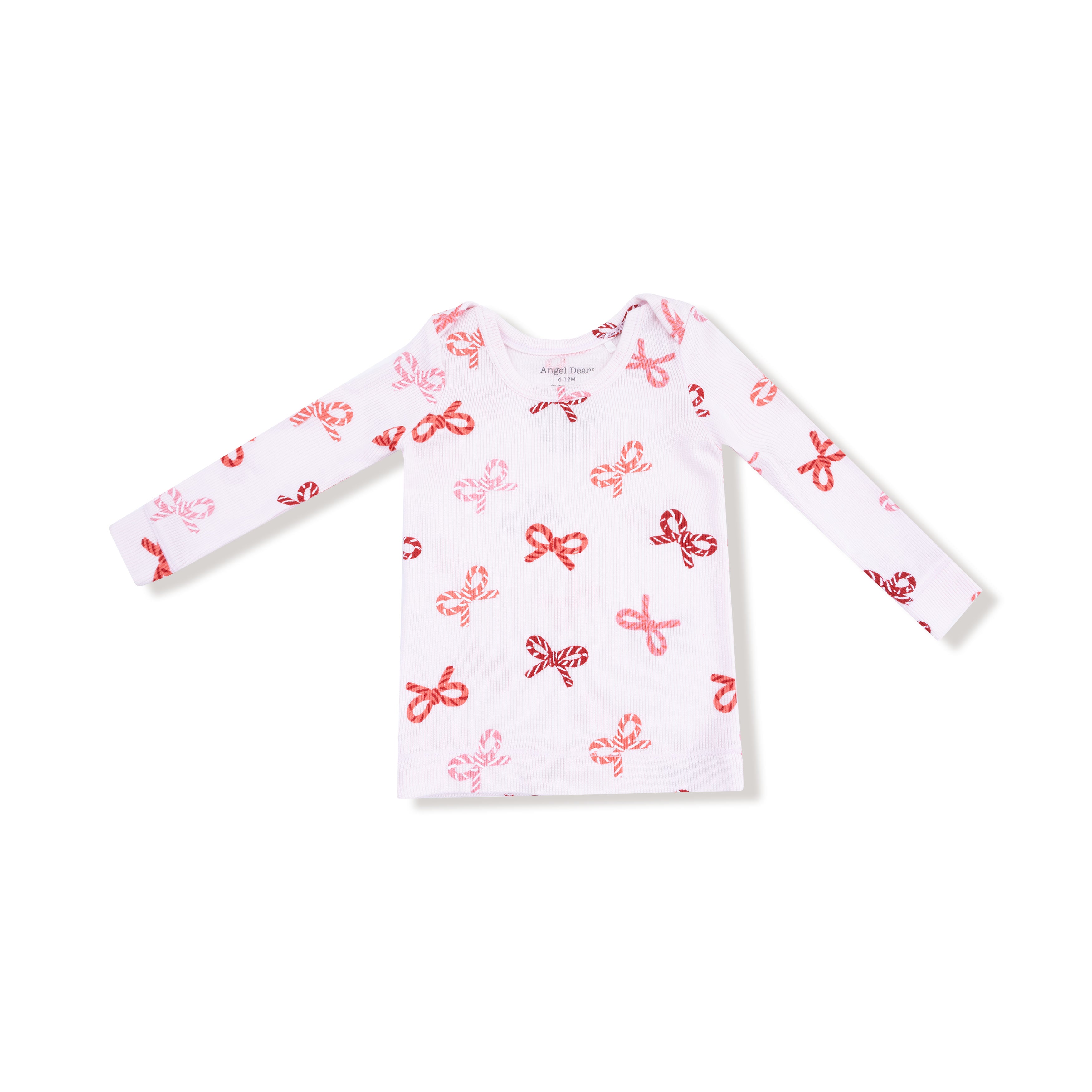 Loungewear Set - Candy Cane Bows