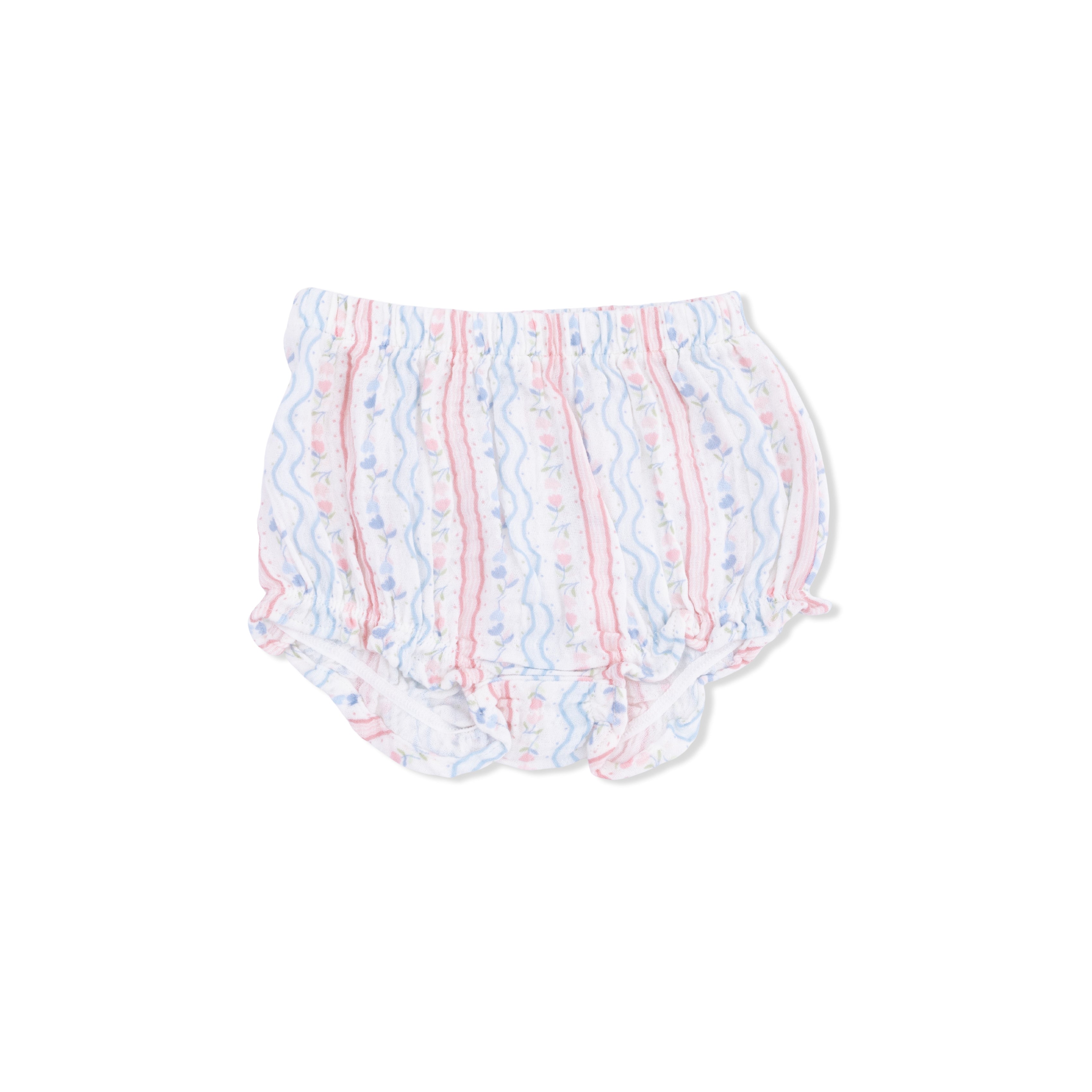 Scallop Back Top/Bloomer - Tulip Stripe