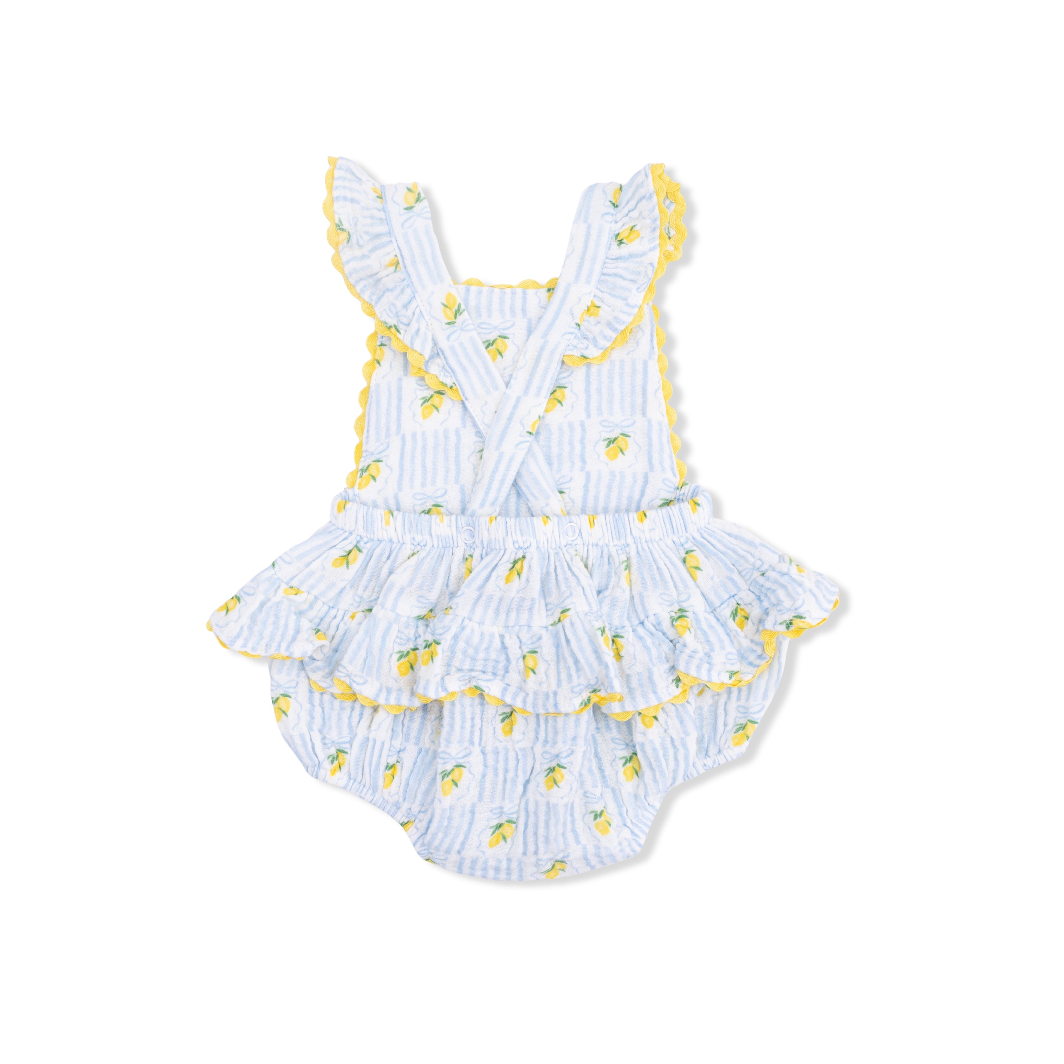 Ric-Rac Ruffle Sunsuit - Lovely Lemons