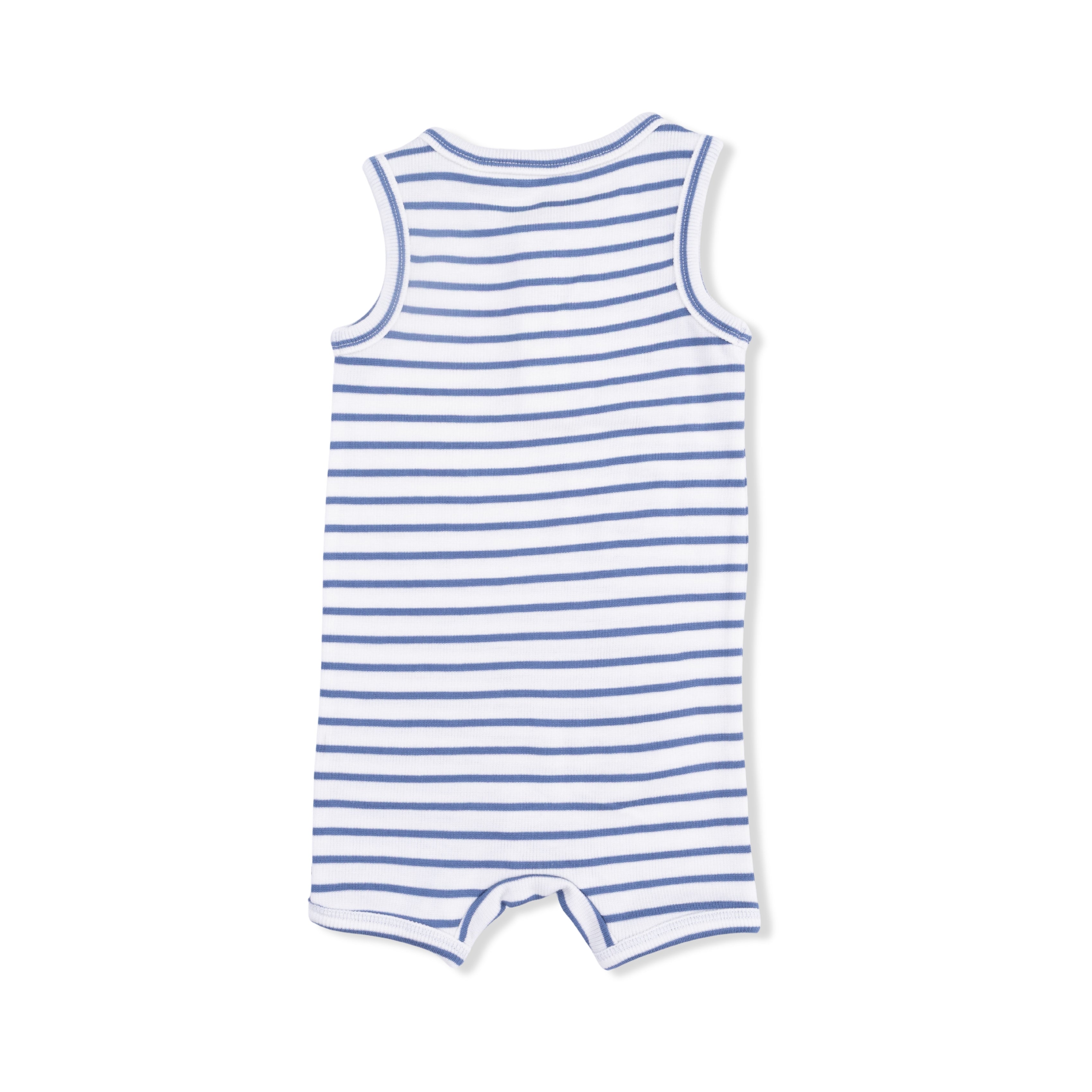 Henley Shortall - Navy Stripe