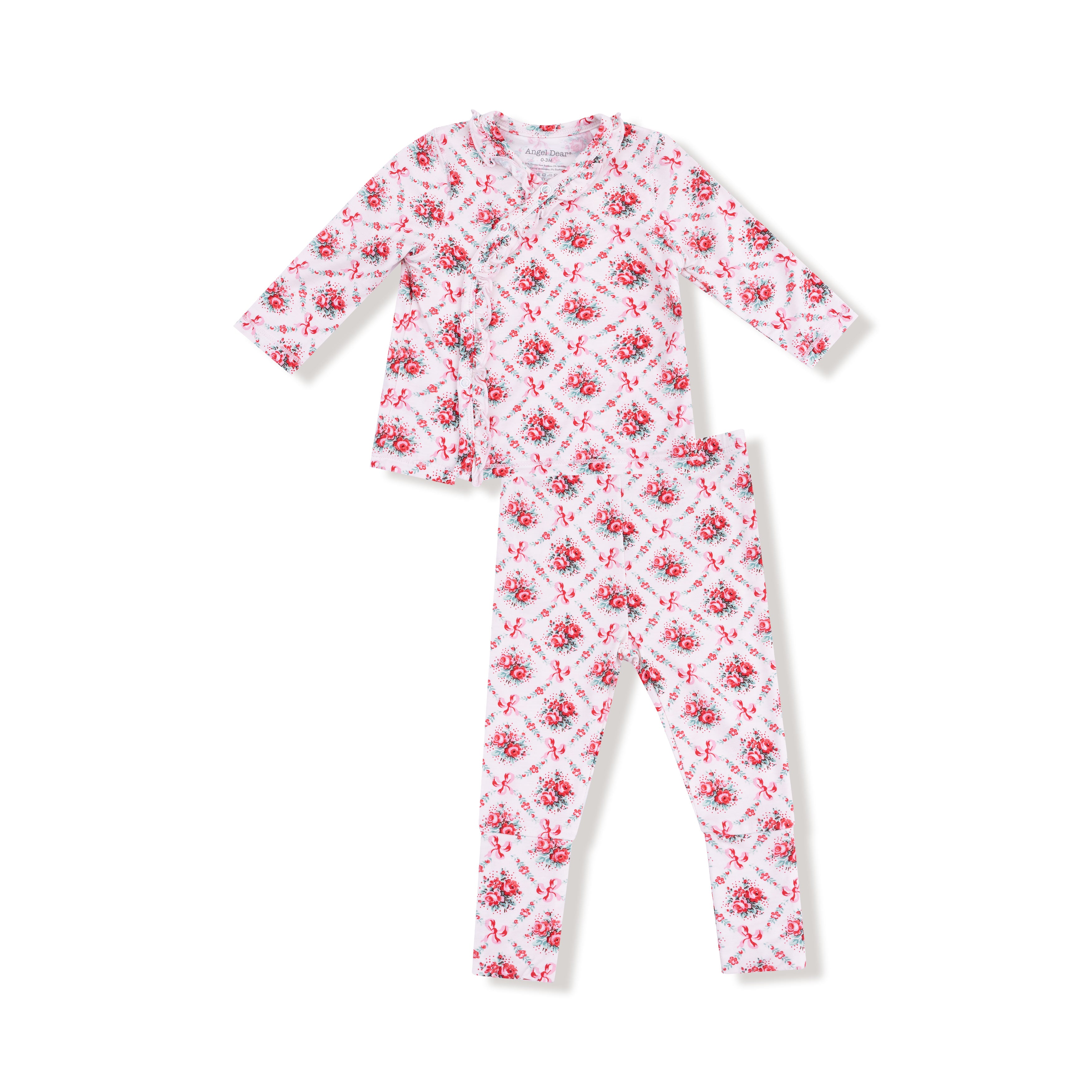 Loungewear Set - Rose Bow Lattice