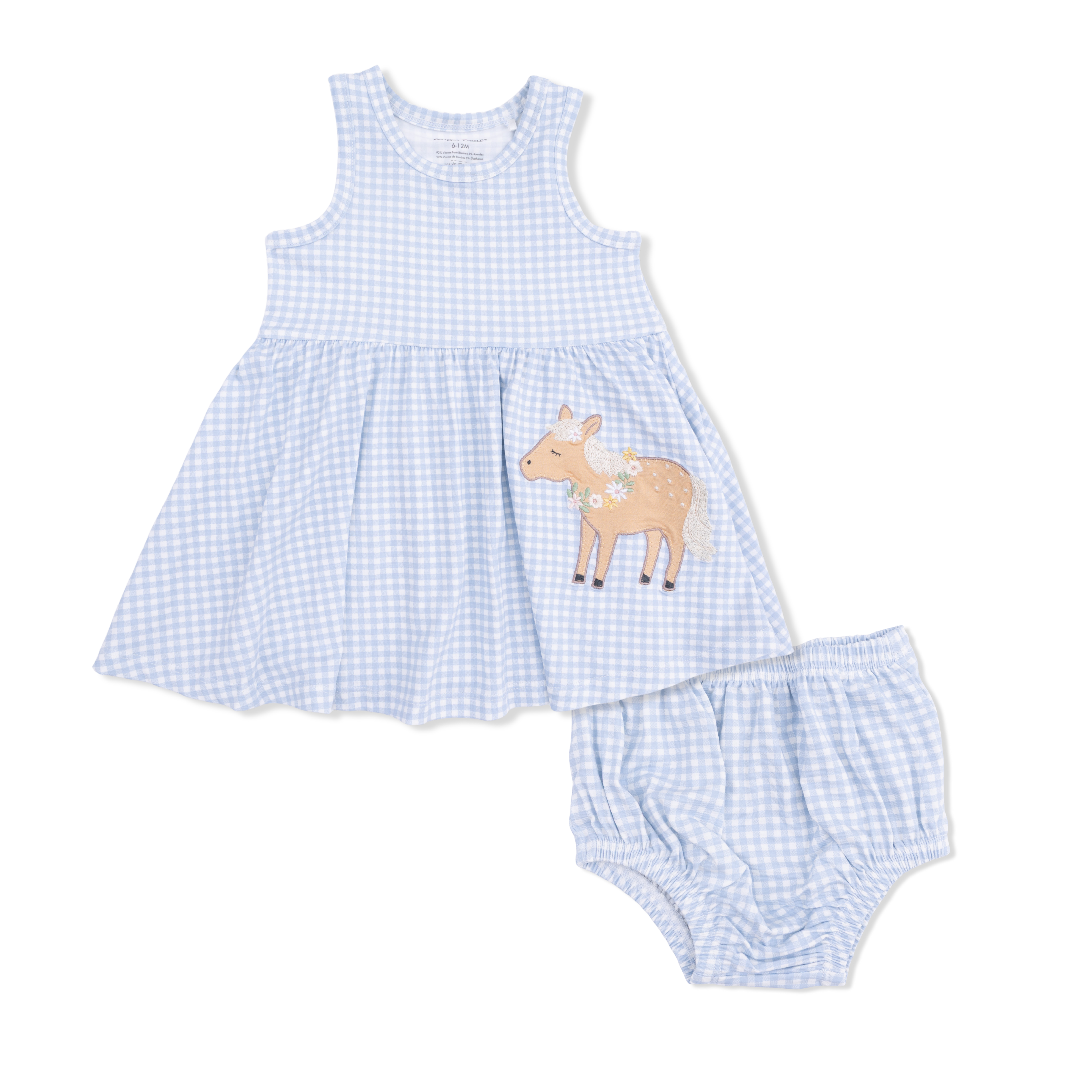 Tank Dress/Bloomer - Cute Farm Animals