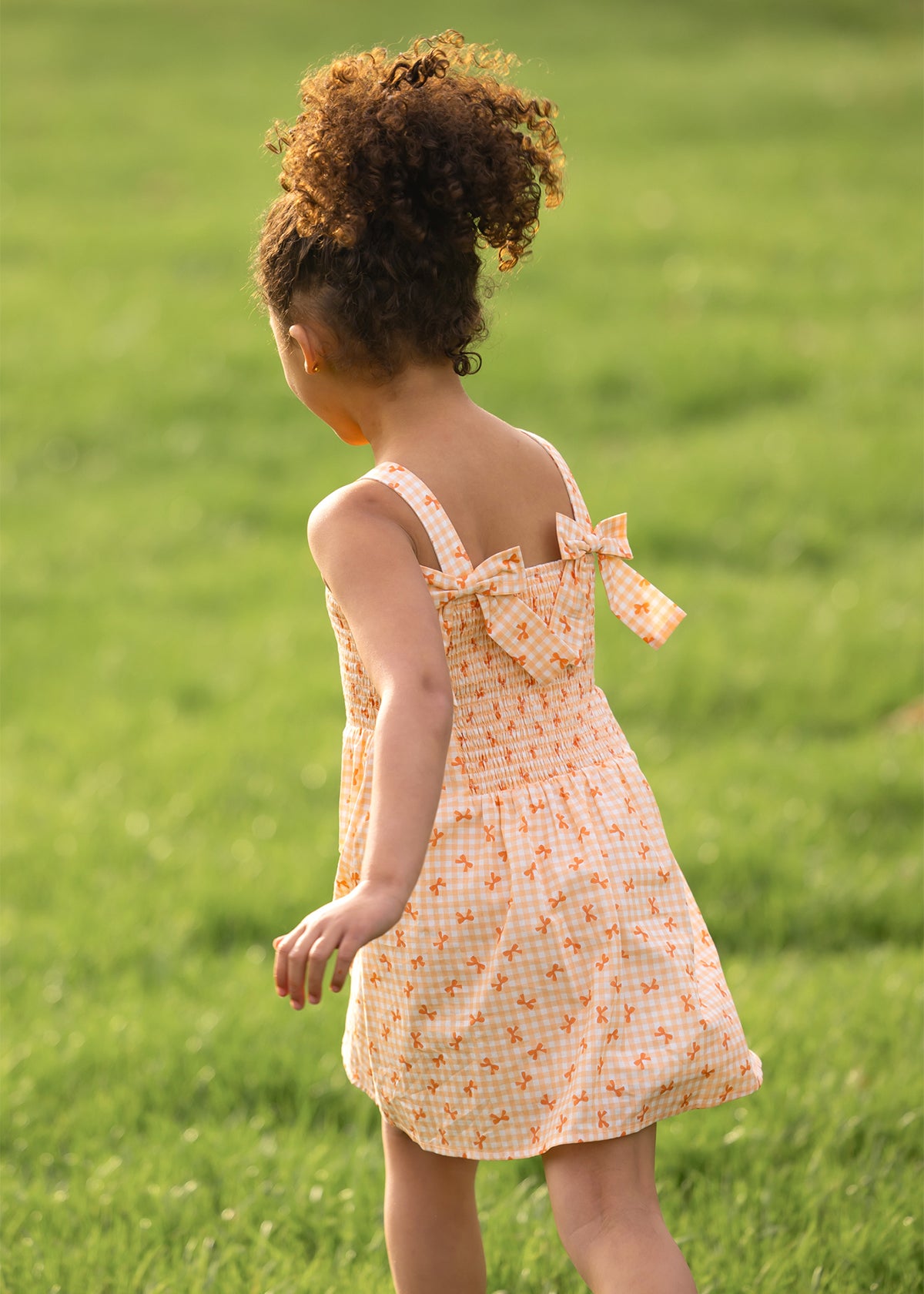 Twirl Dress - Tangerine