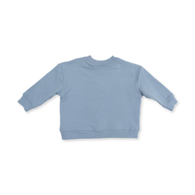 Light blue sweatshirt on a white background