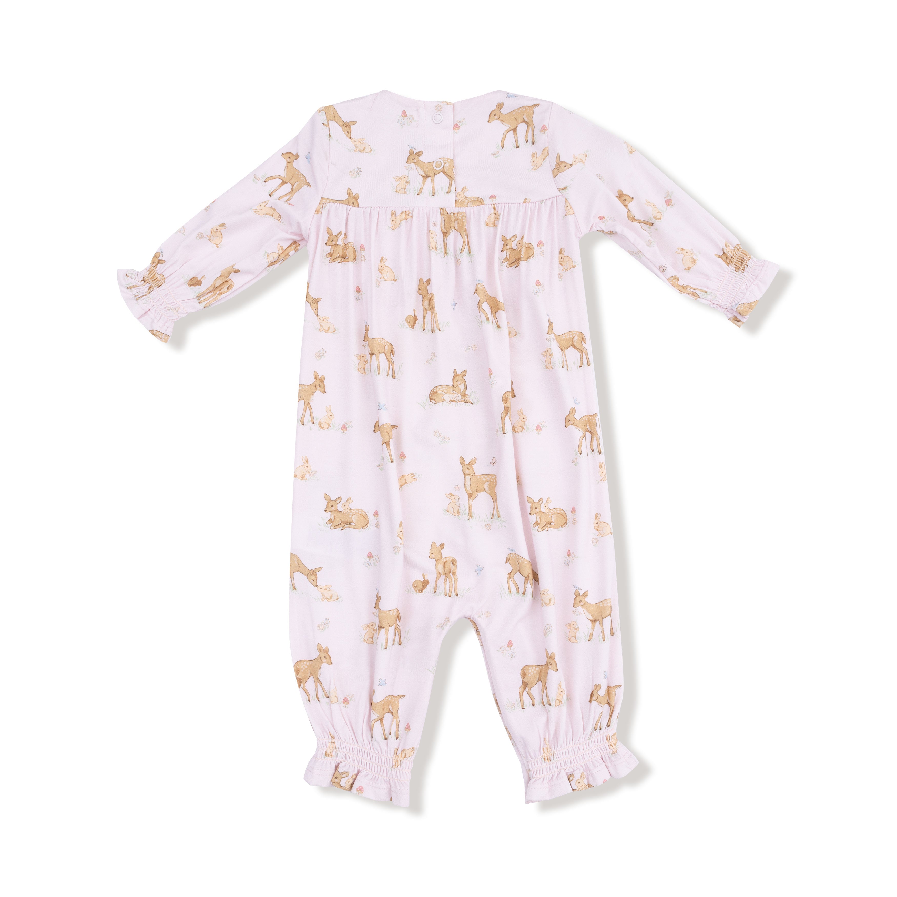Smocked Romper - Little Fawn