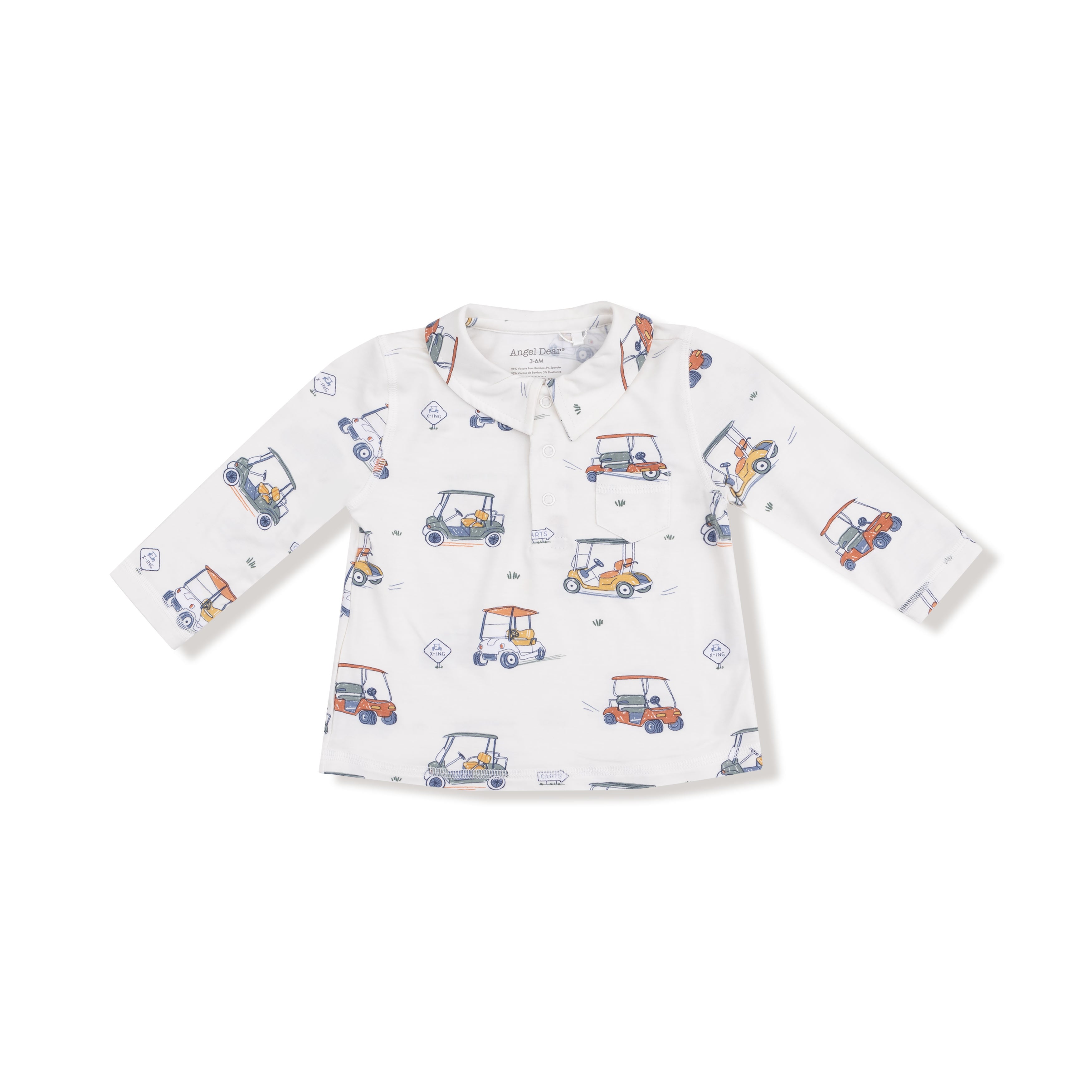 Polo/Cargo Pant - Zooming Golf Carts