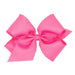 Grosgrain hair bow with matching moonstitch edge