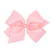 Grosgrain hair bow with matching monstitching