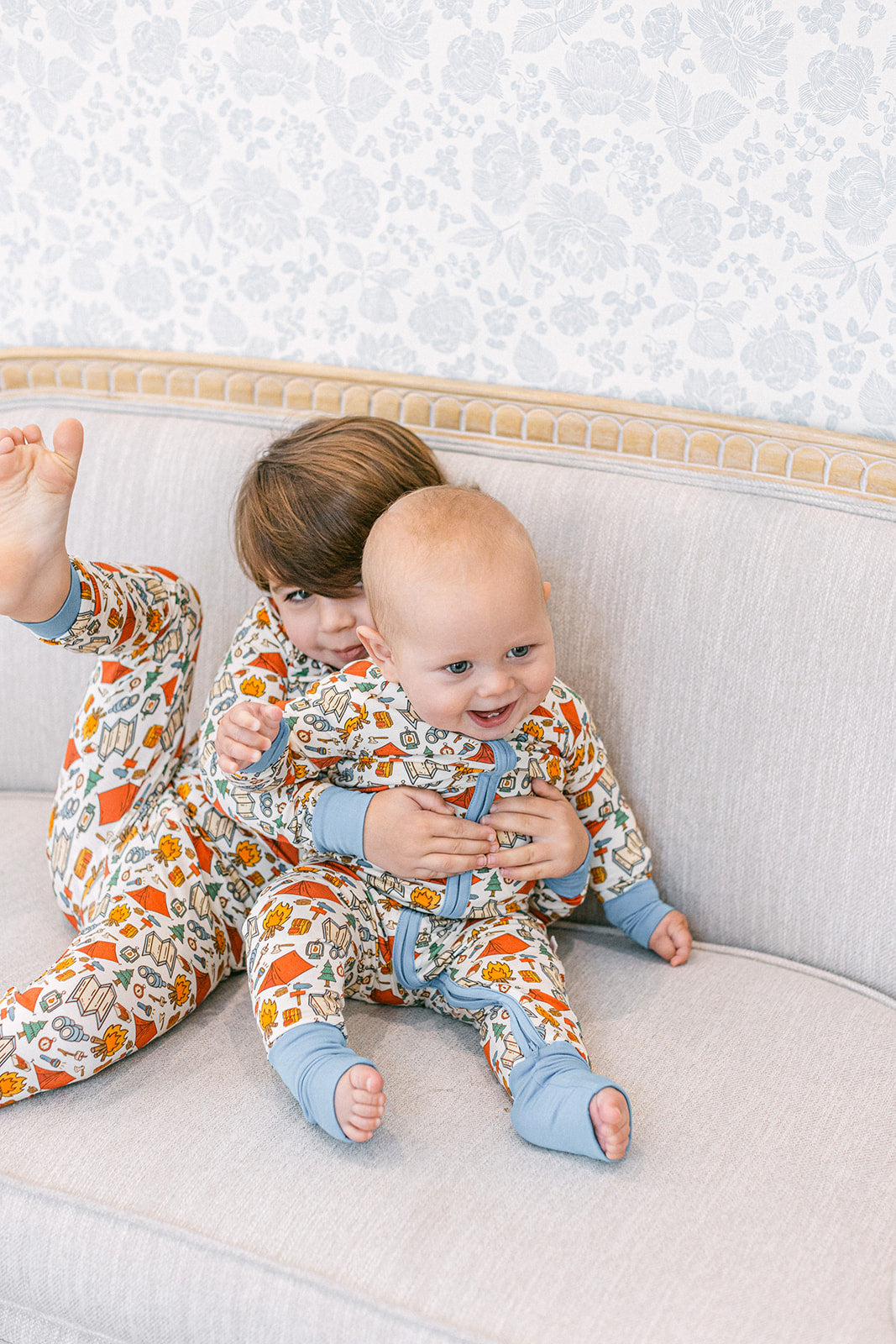 Zippered Romper - Camping