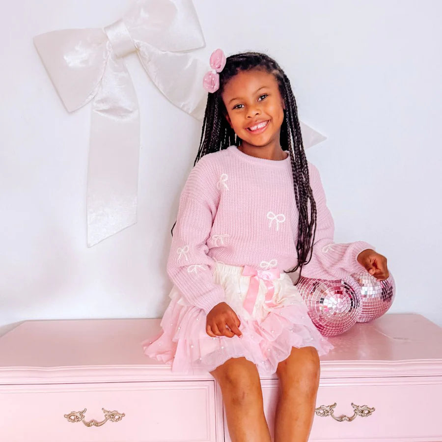 Sweater - All Over Bows