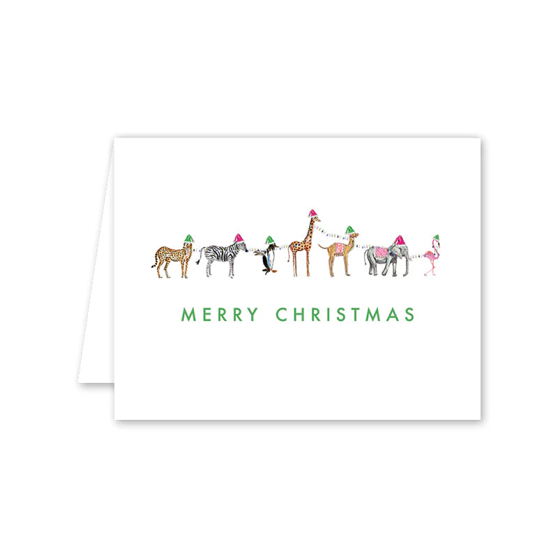 Holiday Card - Animal Train