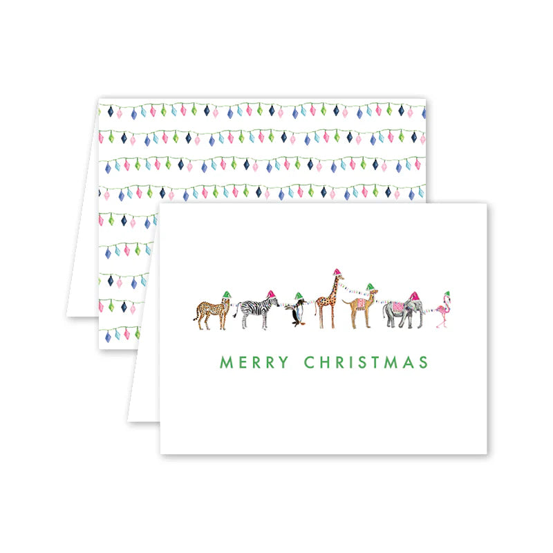 Holiday Card - Animal Train