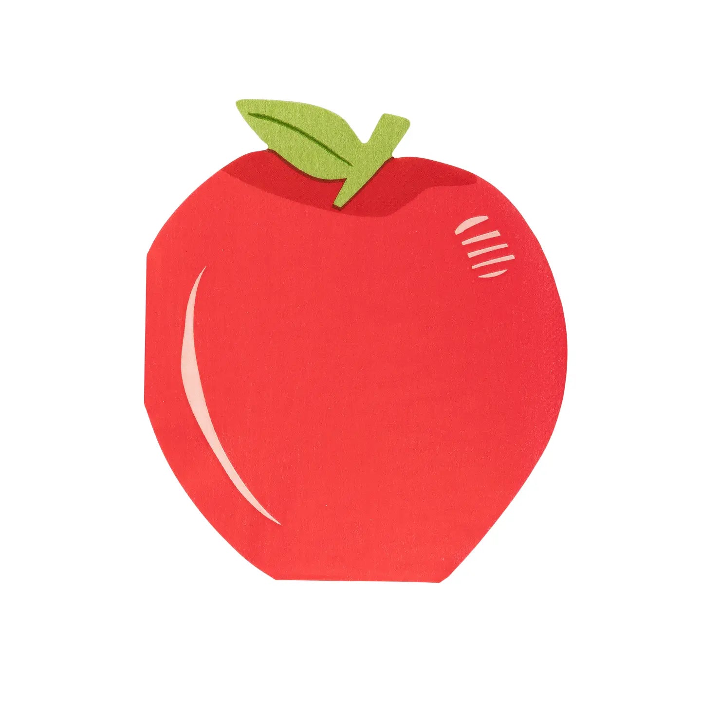 Apple shaped napkins