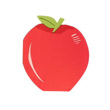 Apple shaped napkins