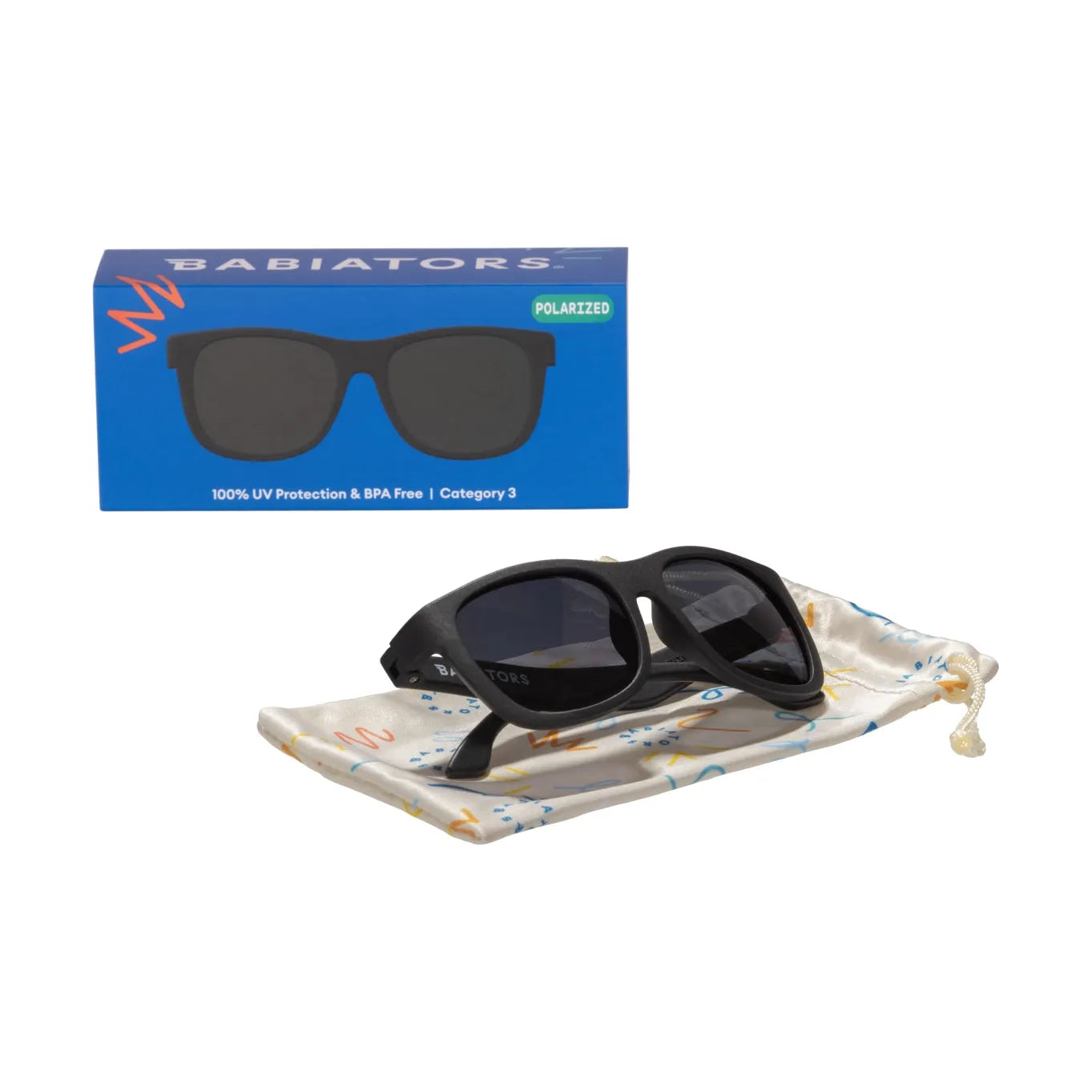 Sunglasses - Jet Black Polarized Navigators