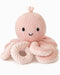 Pink stuffed baby octopus