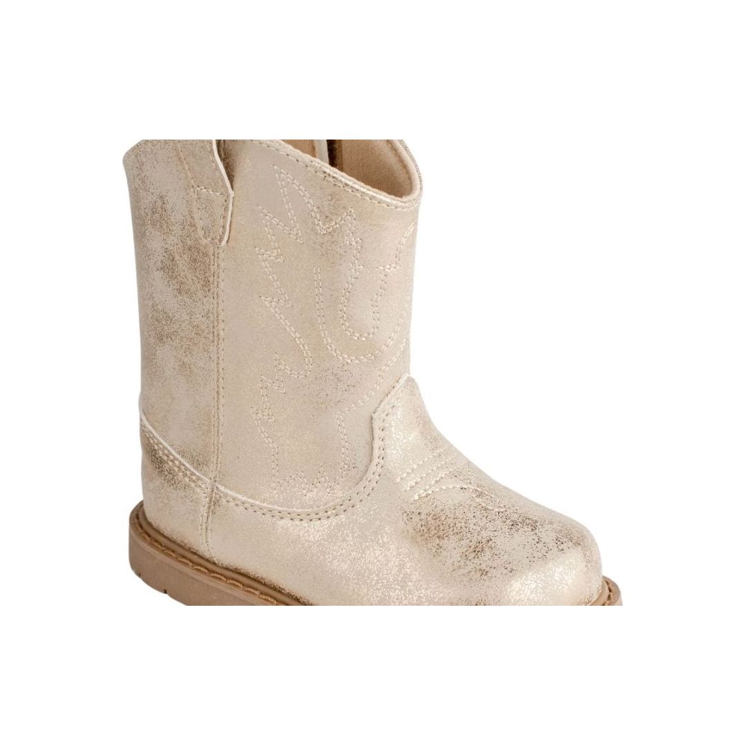 Boots - Miller Champagne Gold Distressed