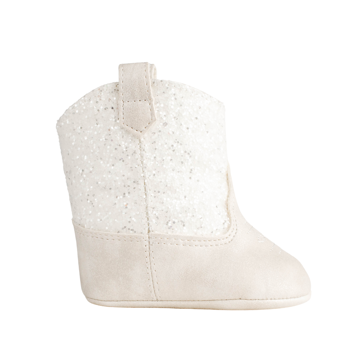 Boots - Infant Ivory Shimmer Glitter