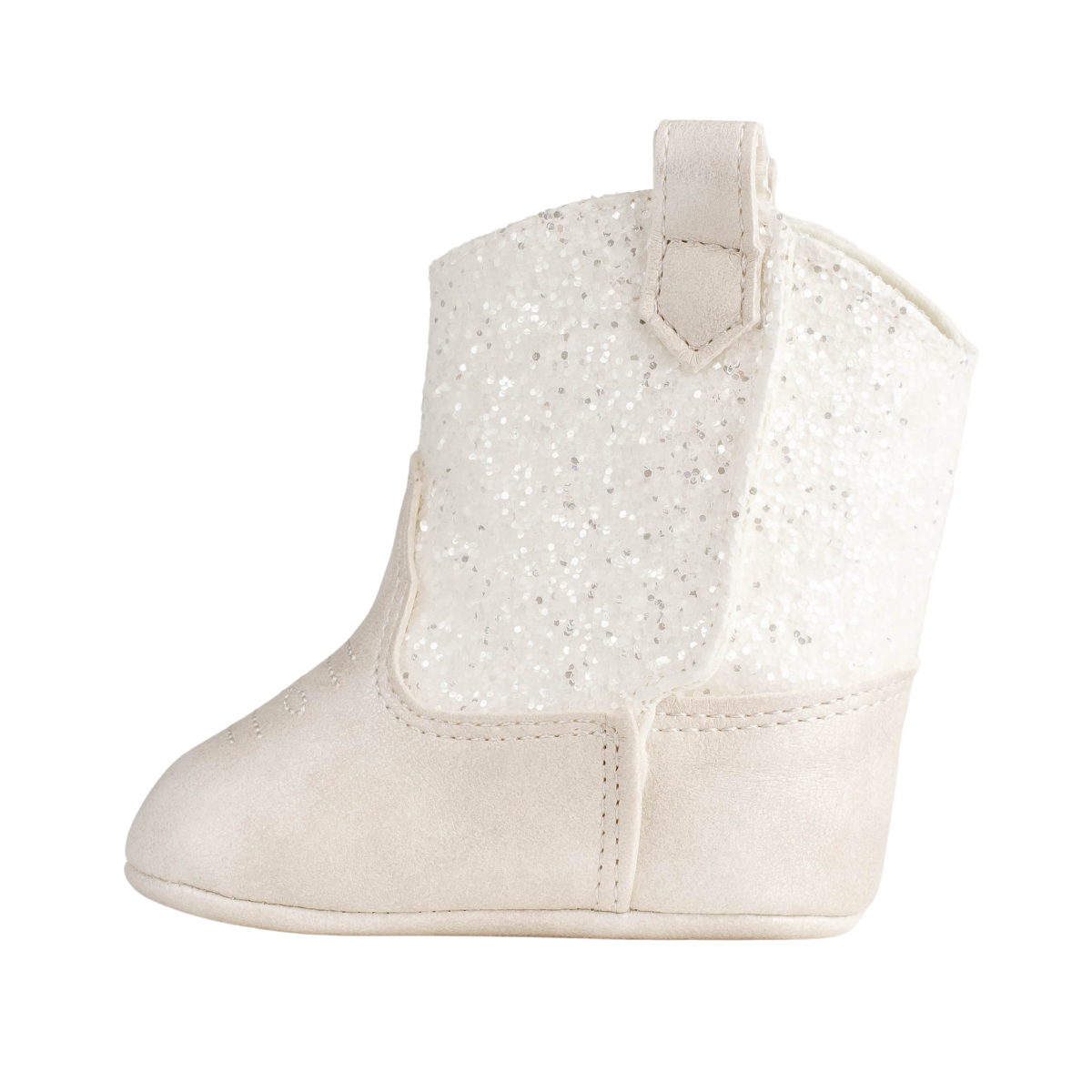 Boots - Infant Ivory Shimmer Glitter