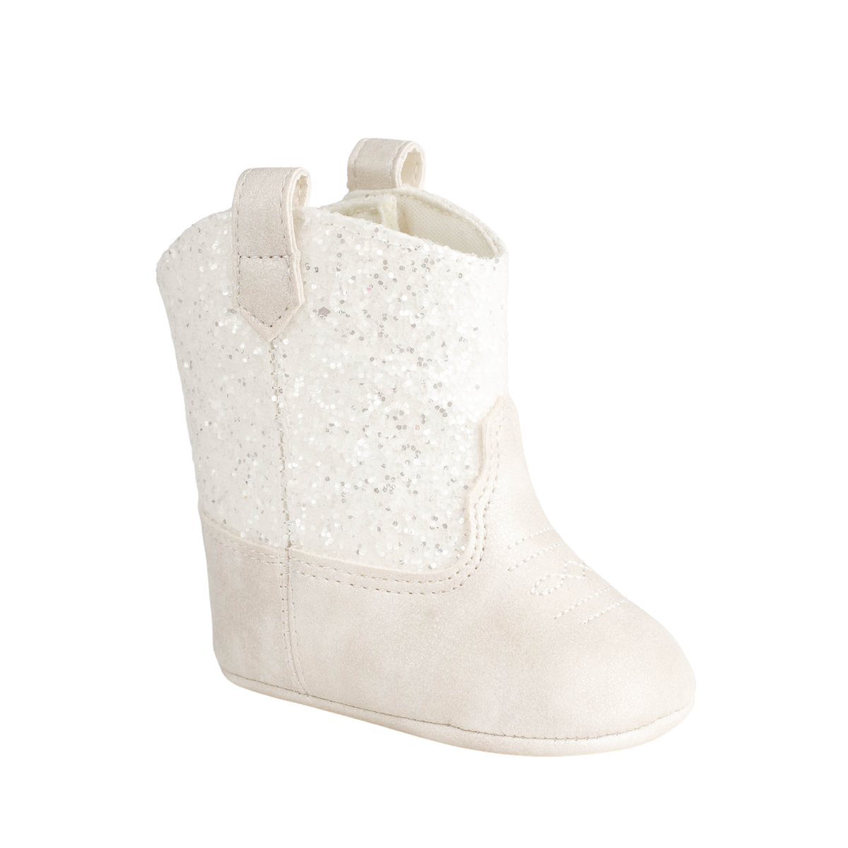 Boots - Infant Ivory Shimmer Glitter