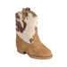 brown toddler cowboy boots with cowhide 