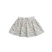 Skirt with back to school pattern on a white background
