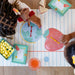Children play spinning games
