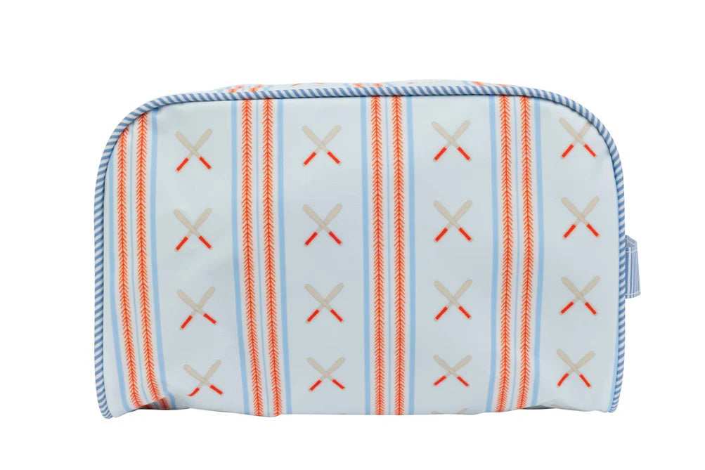 Dopp Kit with baseball pattern