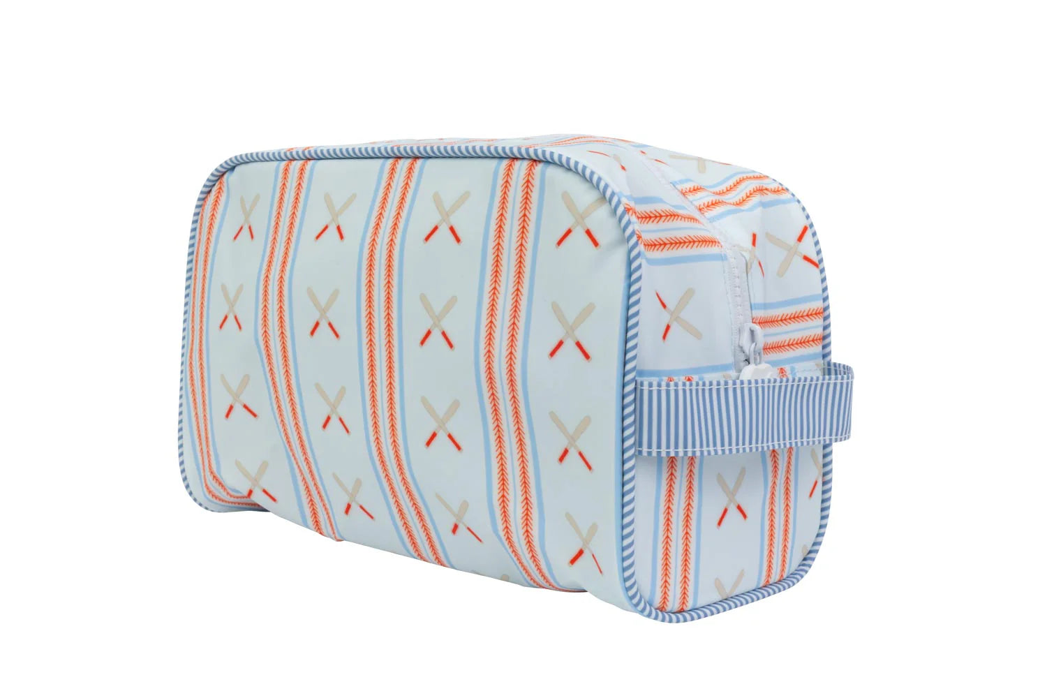 Dopp Kit with baseball pattern
