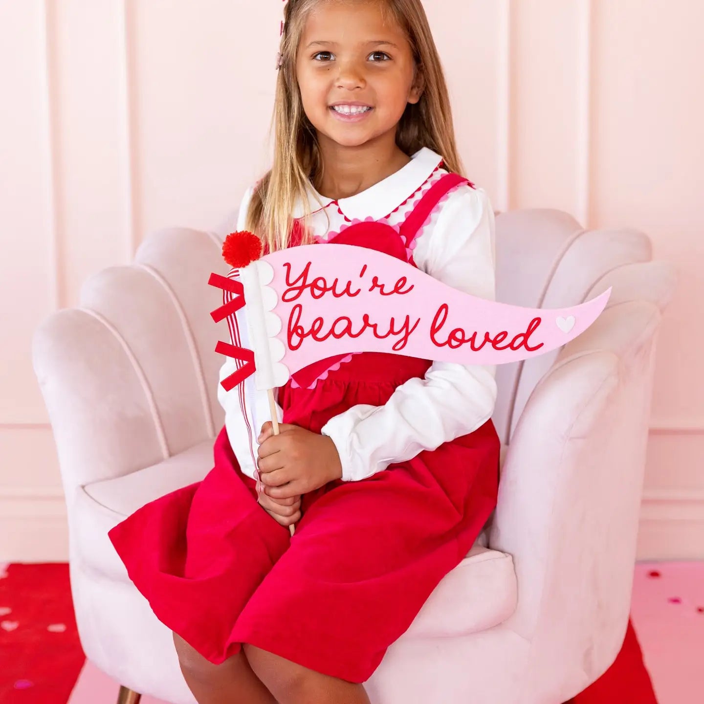 Felt Pennant - Beary Loved