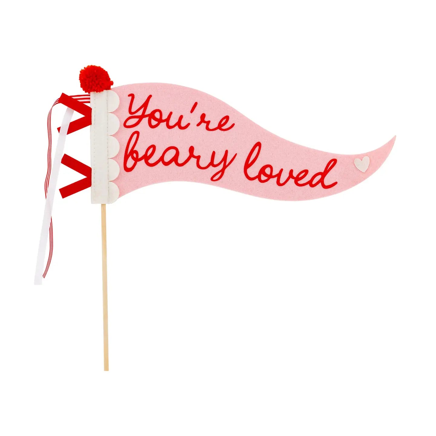 Felt Pennant - Beary Loved