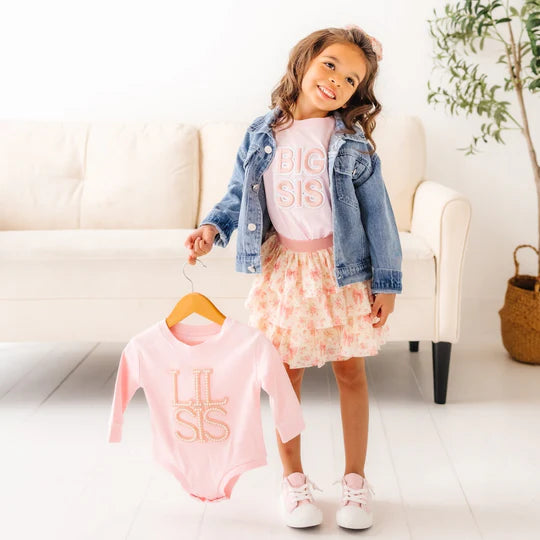 Denim Jacket - Big Sis Pearl Patch