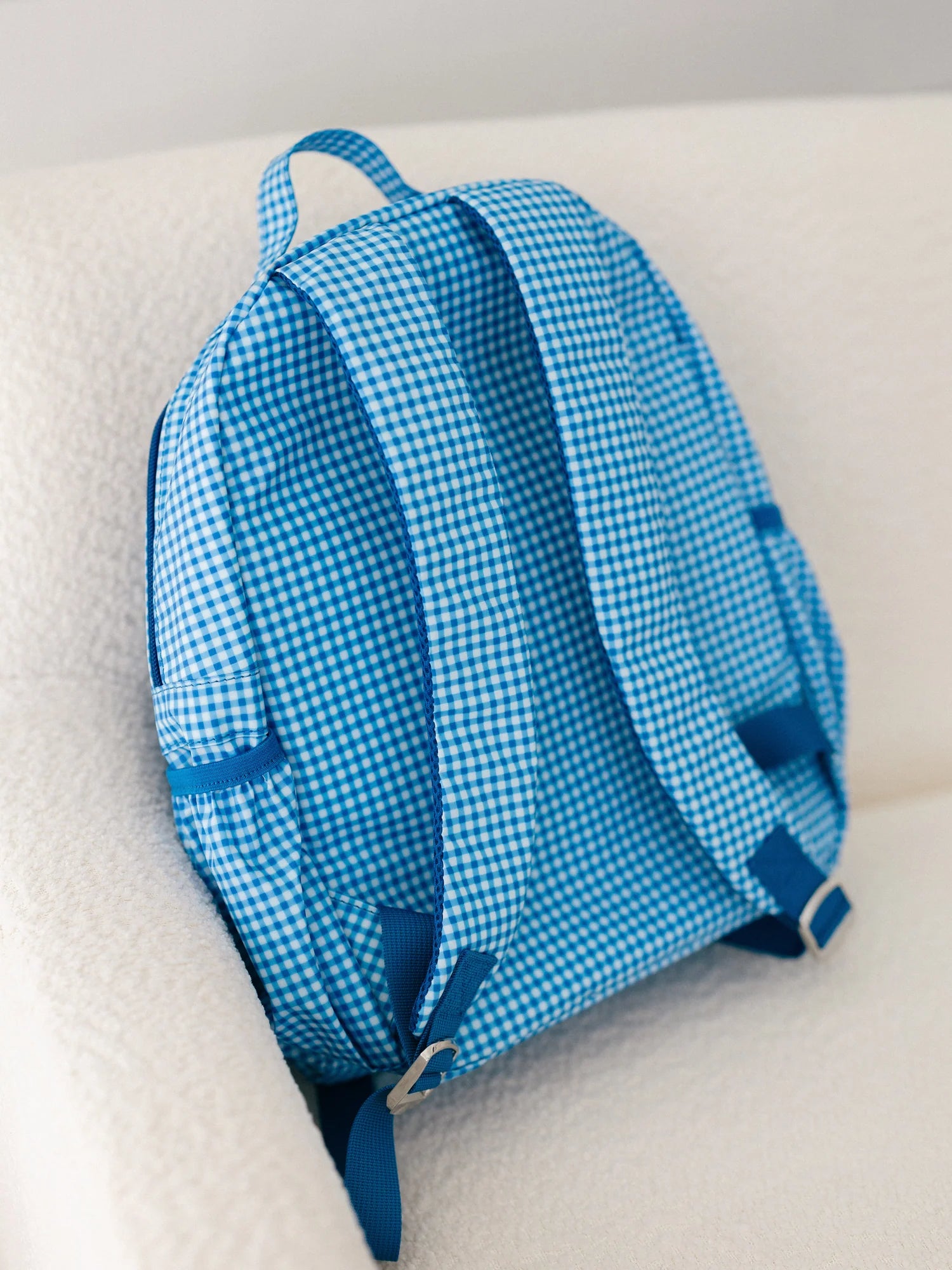 Backpack - Blue Gingham