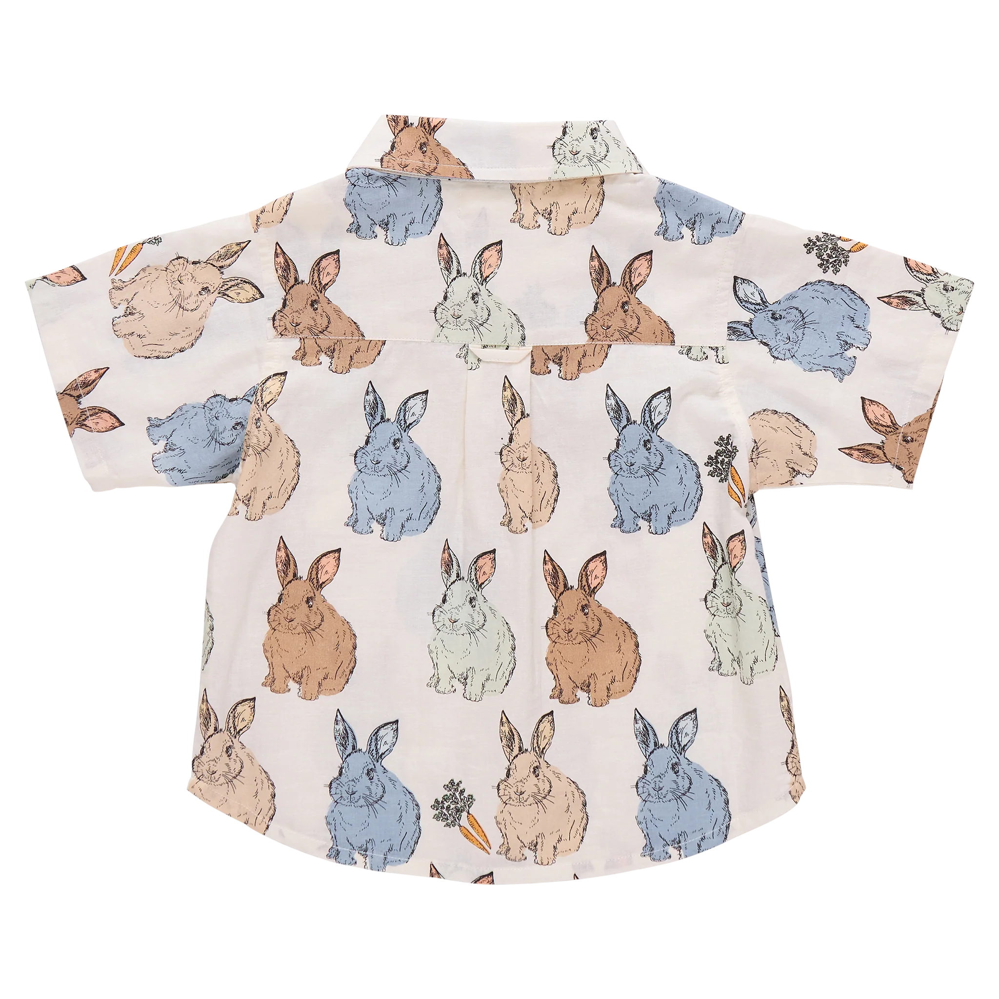 Jack Shirt - Blue Vintage Bunnies