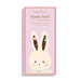 Sugarpina bunny bark chocolate bar packaging on a white background