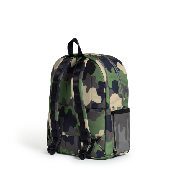 Back view of a Camo Kanes Double Pocket Backpack