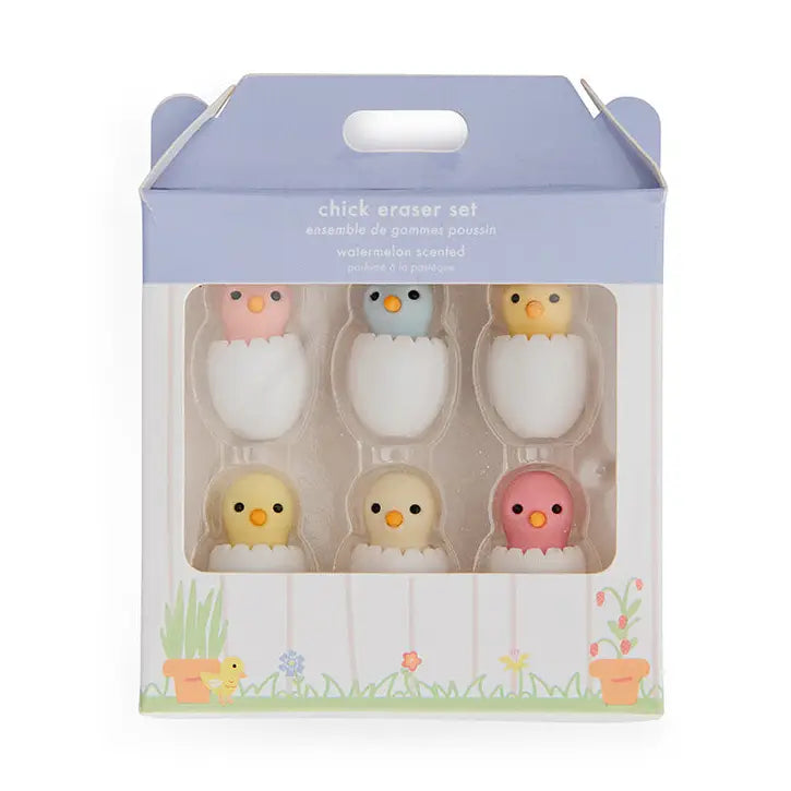Chicks Eraser Set