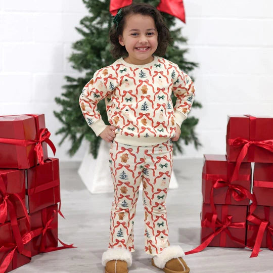 Flare Legging - Christmas Cutie