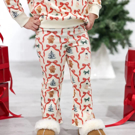 Flare Legging - Christmas Cutie