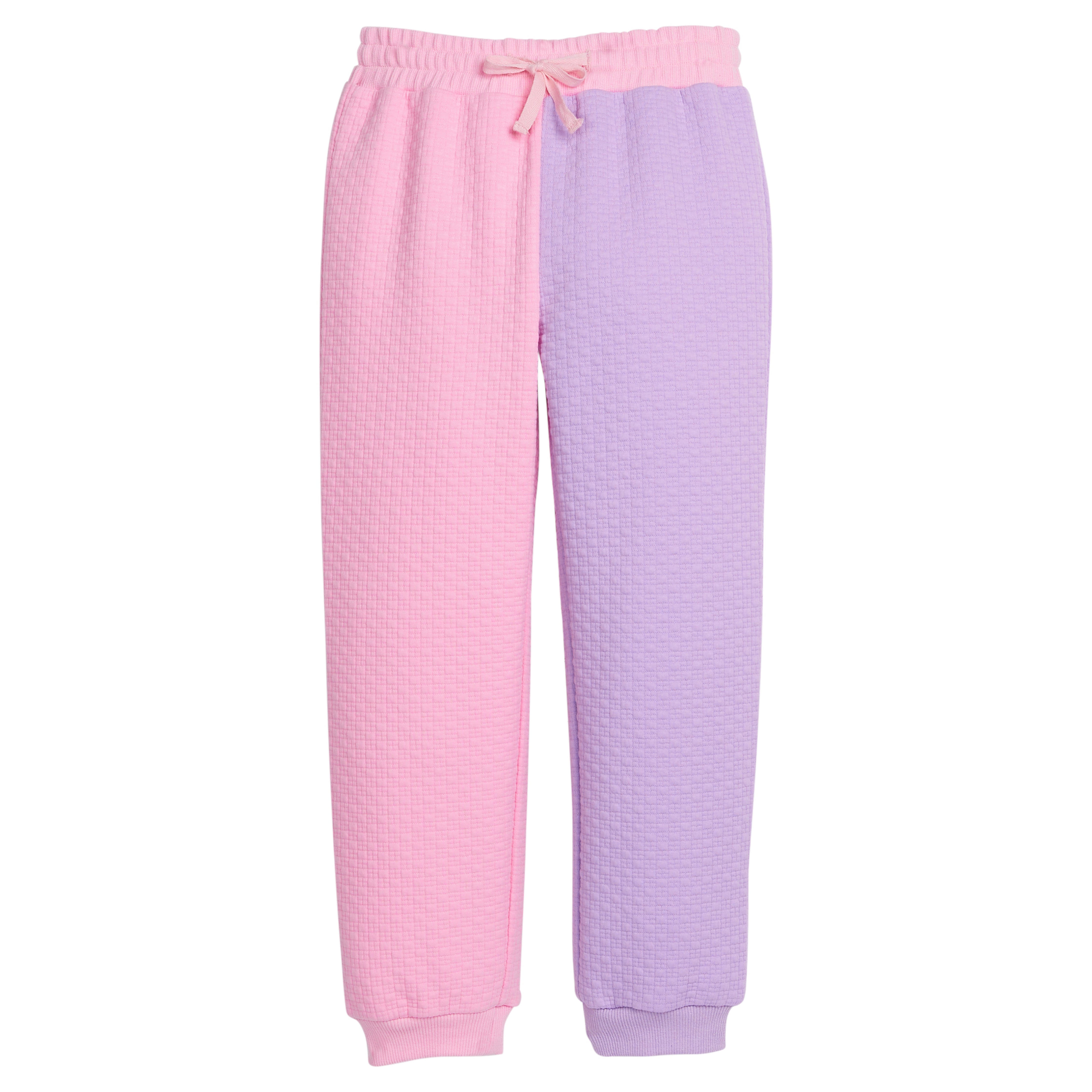 HOT Pink Colour Block Sweatpants Pink Colour Block Joggers